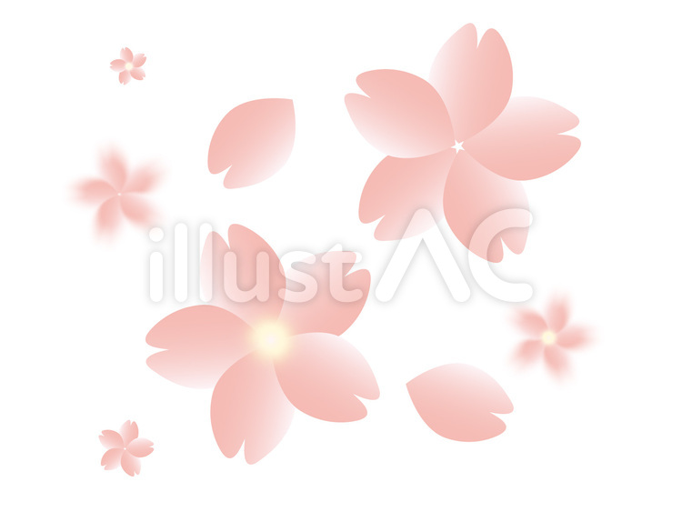 桜 カワイイ,キレイ,美しいのイラスト素材