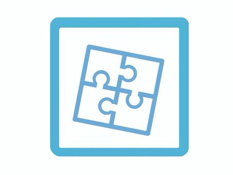 上手くハマるイメージのパズルのアイコン 上手くハマるイメージのパズルのアイコン マーク,印,パズル,ハマる,ピーズ,ビジネスアイコン,ビジネス,表現,表す,かみ合うのイラスト素材