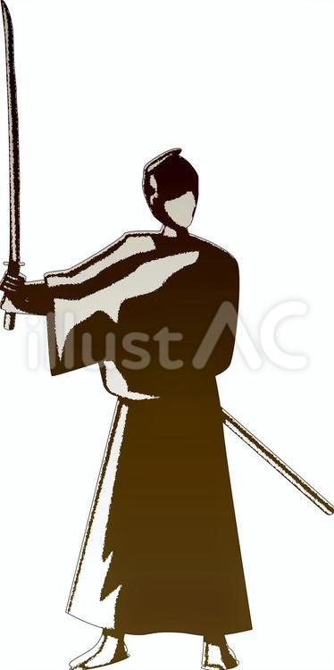 侍 イラスト - No: 26234261｜無料イラスト・フリー素材なら「イラストAC」