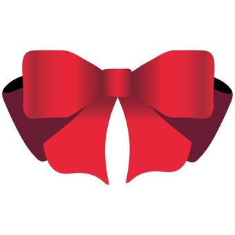 赤いリボン07 リボン,ribbon,赤,red,かわいい,デザイン素材,パーツ,プレゼント,贈り物,バレンタインデーのイラスト素材