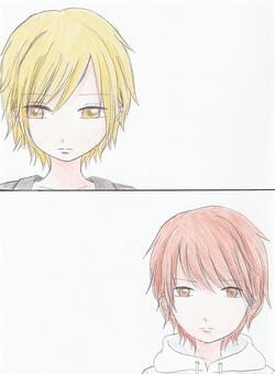 男の子