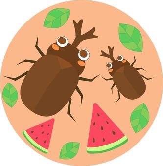 beetle icon, , JPG, PNG and AI