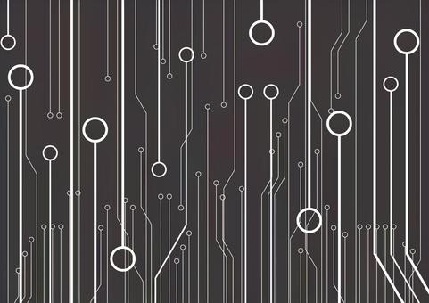 幾何学的な電子回路のデジタル背景 デジタル,電子回路,基盤,テクノロジー,スタイリッシュ,黒色,背景のイラスト素材