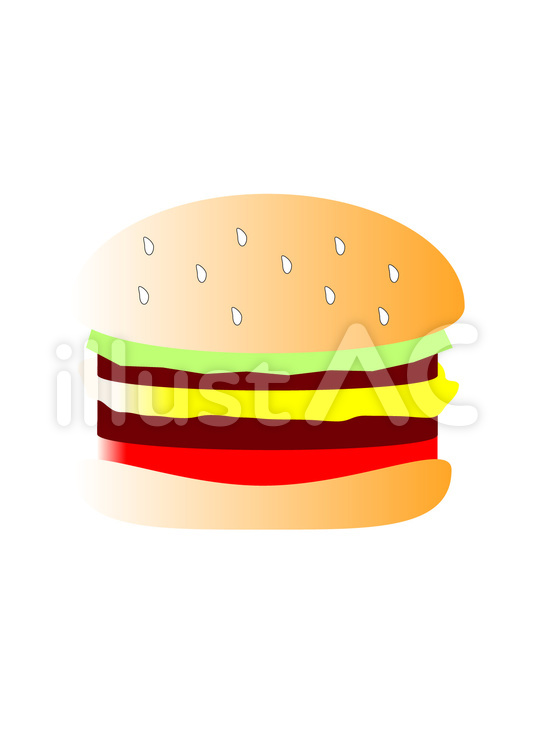 ハンバーガーイラスト No 無料イラストなら イラストac