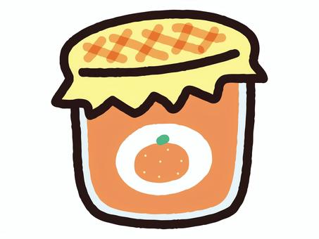 手作りマーマレード ジャム,マーマレード,オレンジ,ミカン,柑橘,果物,果実,トッピング,調味料,食事のイラスト素材