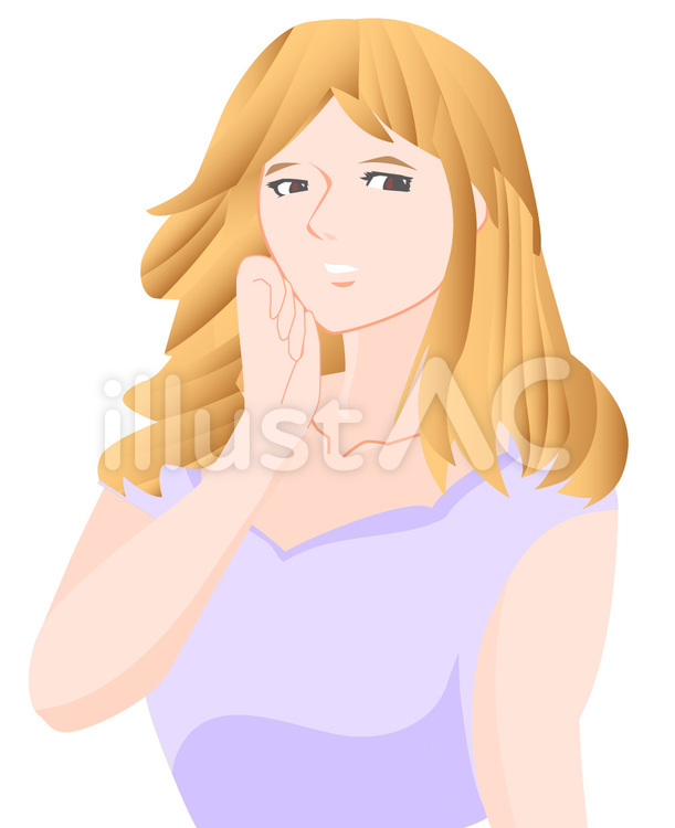 きれいなお姉さん 人物,お姉さん,女性のイラスト素材