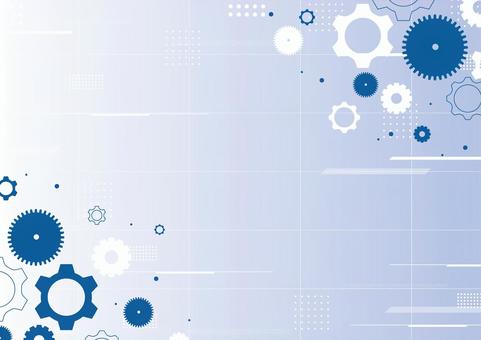 青色の歯車とテクノロジーのビジネス背景 青色の歯車とテクノロジーのビジネス背景 歯車,ビジネス,デジタル,テクノロジー,グリッド,ライン,スタイリッシュ,青色,背景のイラスト素材