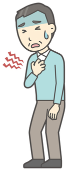 ニット中年男性-074-全身