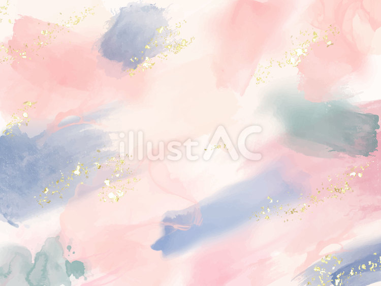 水彩　背景　滲み　上品 水彩,背景,フレームのイラスト素材