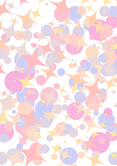 飛び散るエモーショナルキラキラ水玉　A5 水玉,キラキラ,エモーショナル,飛散,パステルカラーのイラスト素材