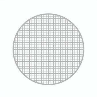 円形の金網のイラスト　バーベキュー　七輪 網,金網,鉄,バーベキュー,七輪,裏漉し,調理,金属,器具,道具のイラスト素材