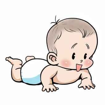 Illustration, bayi, murni bocah, a bocah, 