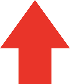 短い矢印 矢印,上,上矢印,記号,アイコン,上昇,成長,上向き,ポイント,シンプルのイラスト素材