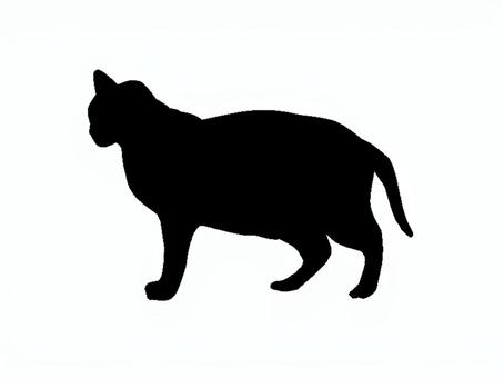 猫。。 猫,シルエット,動物,背景透過,黒猫,イラスト,素材,透過png,アイコン,ペットのイラスト素材