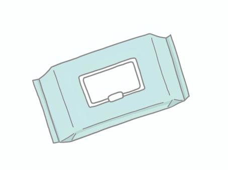 蓋付きウェットシート ウェットシート,蓋,手口拭き,おしりふき,濡れティッシュ,育児用品,衛生用品,お手拭き,日用品のイラスト素材