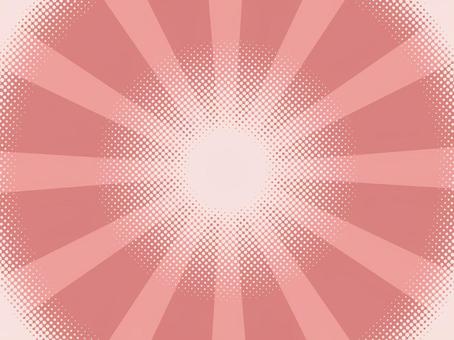 カラーハーフトーン・サンバースト背景02 サンバースト,カラーハーフトーン,ドット,水玉,背景,広告,チラシ,バナー,ハガキ,メッセージカードのイラスト素材