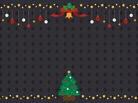 クリスマスに使えるフレーム背景94
