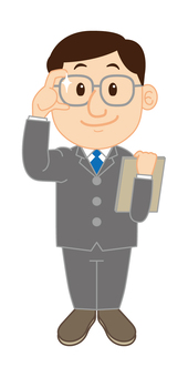 スーツ姿の男性