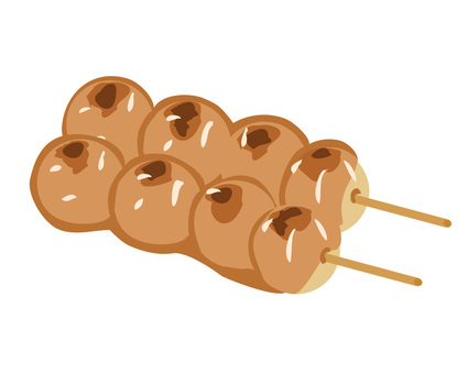 みたらし団子 みたらし,団子,和菓子,御手洗団子,お団子,甘味のイラスト素材