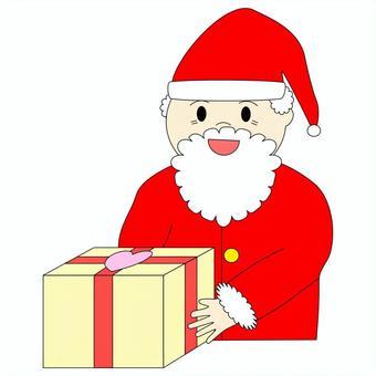 Letter illustration Santa Claus color, santa claus, christmas, present, JPG and PNG