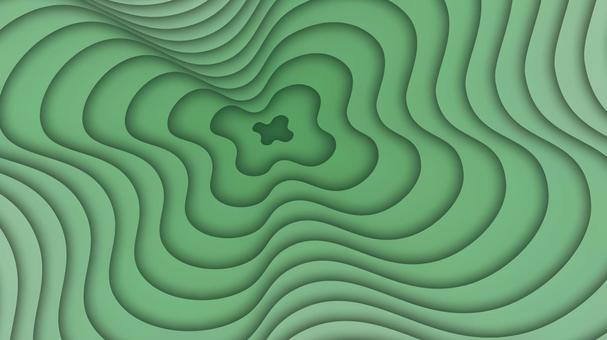 湾曲した段差の連続（緑） 段差,湾曲,パターン,壁紙,背景,シームレス,幾何学模様,配列,整列,規則的のイラスト素材