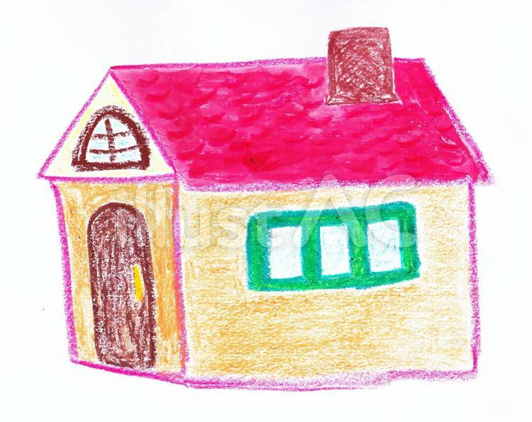 赤い屋根の家イラスト No 無料イラストなら イラストac