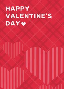 バレンタインで使うハートとチェックの背景 バレンタイン,ハート,グリーティングカード,バレンタイン背景,ストライプ,チェック柄,背景,縦線,バレンタインデー,バレンタインギフトのイラスト素材