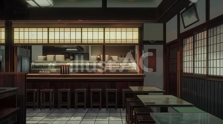ごはん屋 店,ご飯屋,素材のイラスト素材