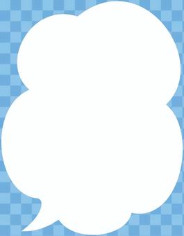 Speech bubble pop cloud 3 whitewashed, speech balloon, a balloon, balloon, JPG and PNG