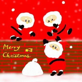 Illustration, santa claus, christmas, winter, 