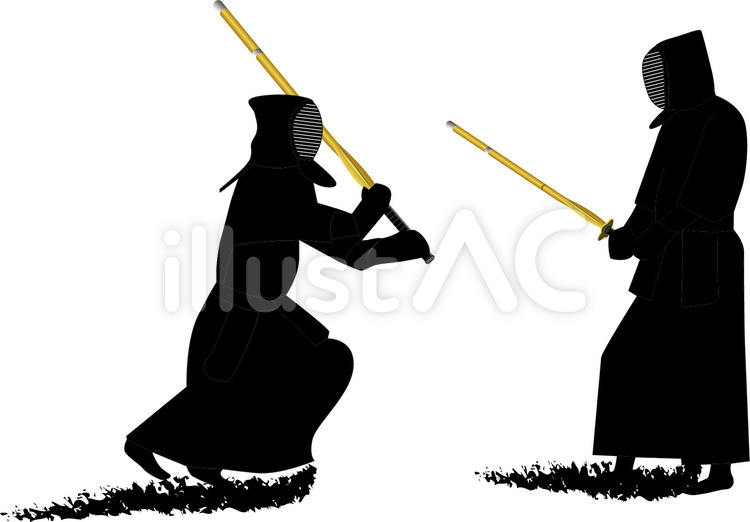剣道　竹刀　剣術　試合　練習　選手 剣道,竹刀,剣術のイラスト素材