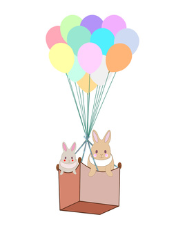 Ride a rabbit balloon, JPG Ride a rabbit balloon, , JPG