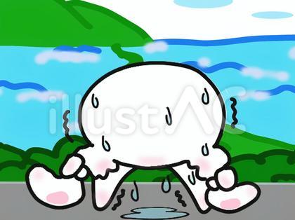 耳を支えながら、またのぞきを頑張るウサギ