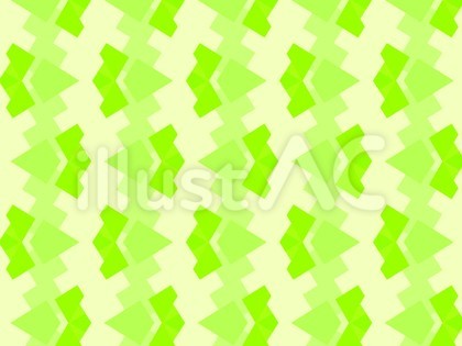 緑色の幾何学模様が織りなす抽象画1131