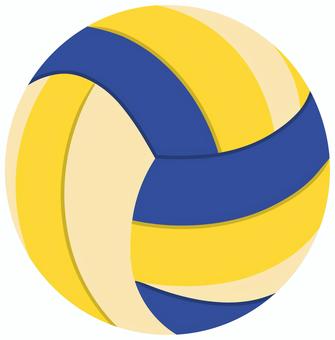 バレーボール バレー,ボール,くすみ,カラー,アイコン,挿絵,透過,白背景,シンプル,無料のイラスト素材