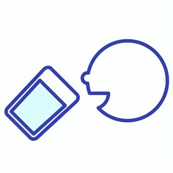 シンプルなうがいのアイコンイラスト シンプルなうがいのアイコンイラスト うがい,飲む,水,コップ,横顔,水分補給,熱中症,対策,顔,シンプルのイラスト素材