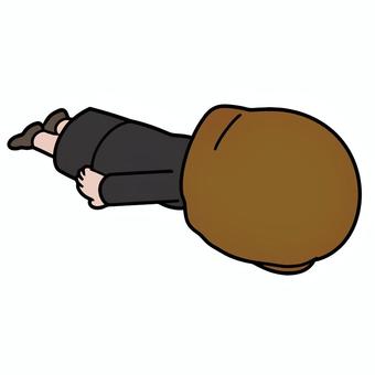 倒れる人 土下寝,倒れる,疲労,限界,女性,失敗,ショック,落ち込む,がっかり,寝転ぶのイラスト素材