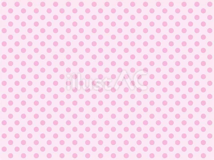 水玉模様の背景素材（ピンク） 水玉,ドット,ピンクのイラスト素材