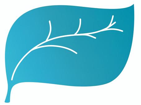 リーフ2 葉,ナチュラル,シンプル,グラデーション,植物,茶葉のイラスト素材