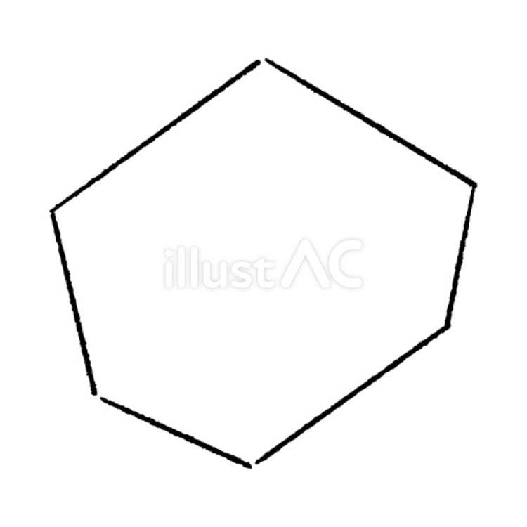 手描きのカクカクの吹き出し22 吹き出し,フレーム,見出しのイラスト素材