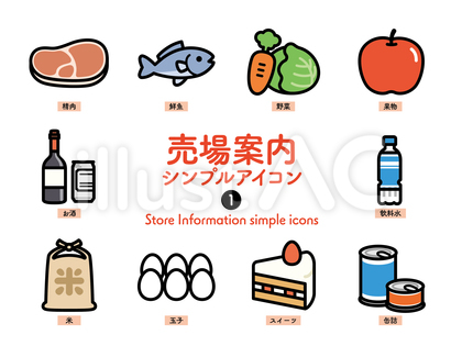 Sアイコン 売場案内1 カラー199