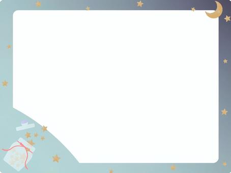 星空フレーム（水色）