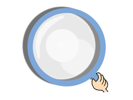 虫眼鏡 虫眼鏡,レンズ,透過,拡大,pop調,手描き,挿絵,ワンポイント,素材,商用可のイラスト素材