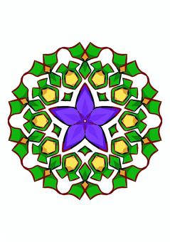 万華鏡　桔梗 万華鏡,桔梗,花,秋,植物のイラスト素材