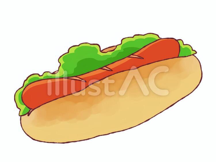 ホットドッグイラスト No 2634 無料イラストなら イラストac