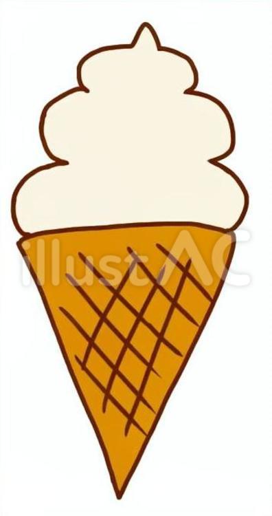 ソフトクリーム ソフトクリーム,アイス,甘いのイラスト素材