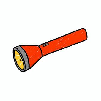 懐中電灯 懐中電灯,電灯,光,明かり,防災のイラスト素材