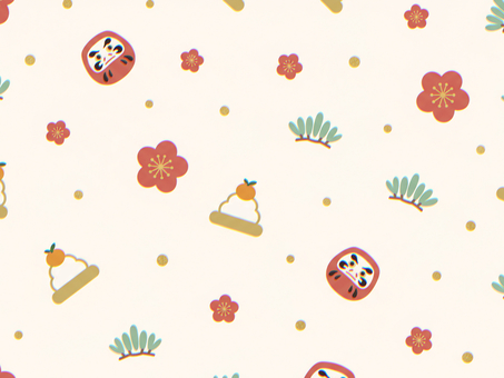 お正月背景【1】 正月,お正月,背景,パターン,素材,イラスト,和風,和柄,和風背景,壁紙のイラスト素材