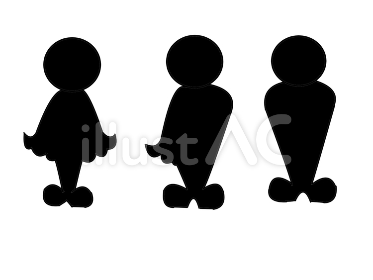 トイレマーク色々 トイレ,トイレマークのイラスト素材