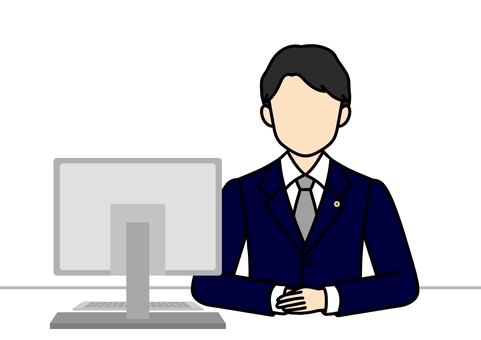 Illustration, computer, social insurance labor consultant, qualifications, 